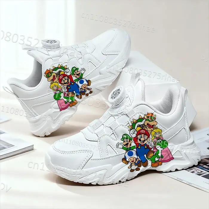 Chaussures pour enfants Mario 2026, best-seller, en cuir véritable, confortables, tendance, respiran
