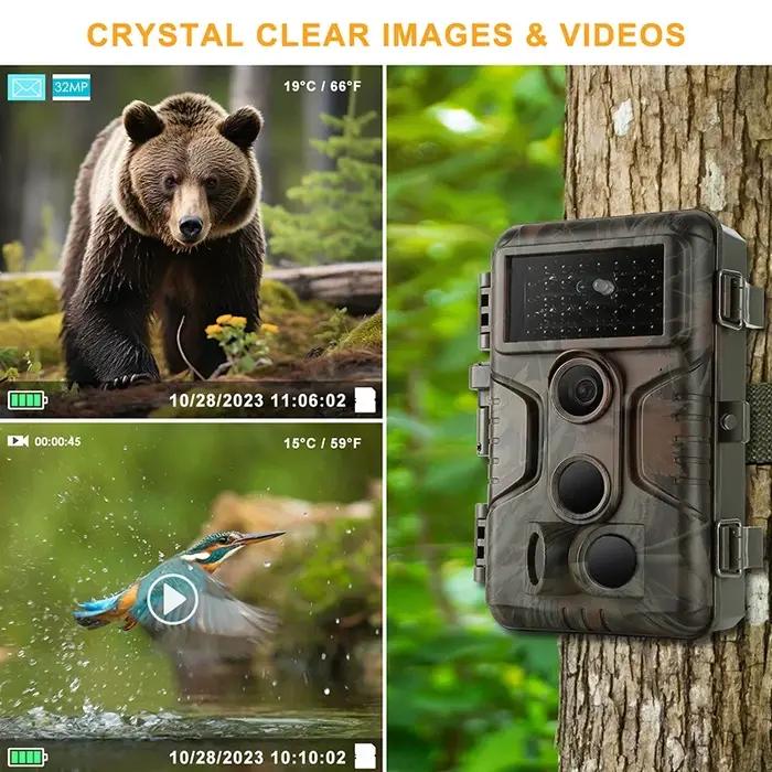 Caméra de chasse 64MP avec LED IR noires 940nm