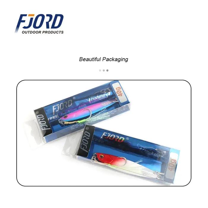 FJORD plat lent lueur métal gabarit plomb leurre de pêche sel 20g 30g 40g 60g rivage coulée appâts a
