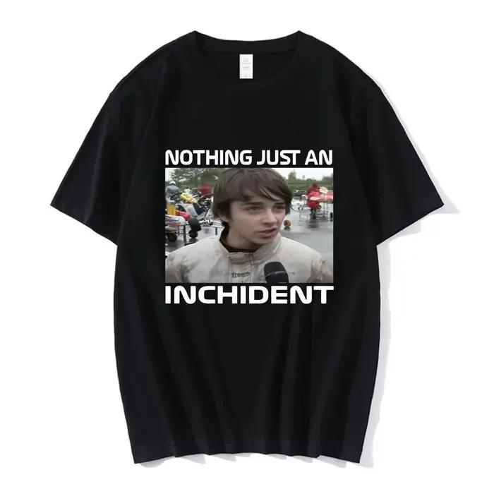 Charles Leclerc 100% coton chemise pour hommes été surdimensionné drôle entretien chemise à manches