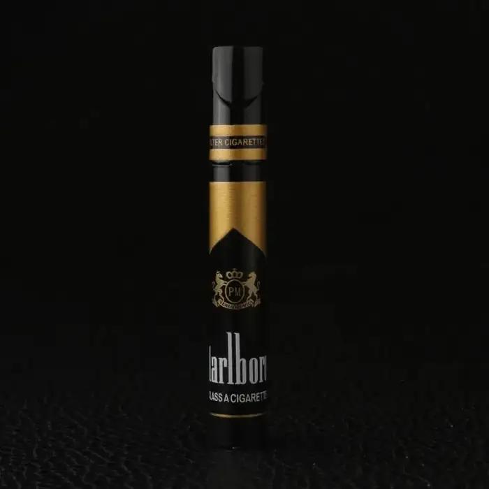 Allume-cigares gonflable à flamme nue en métal rouge ou noir pour fumeurs élégants occasions spéciales