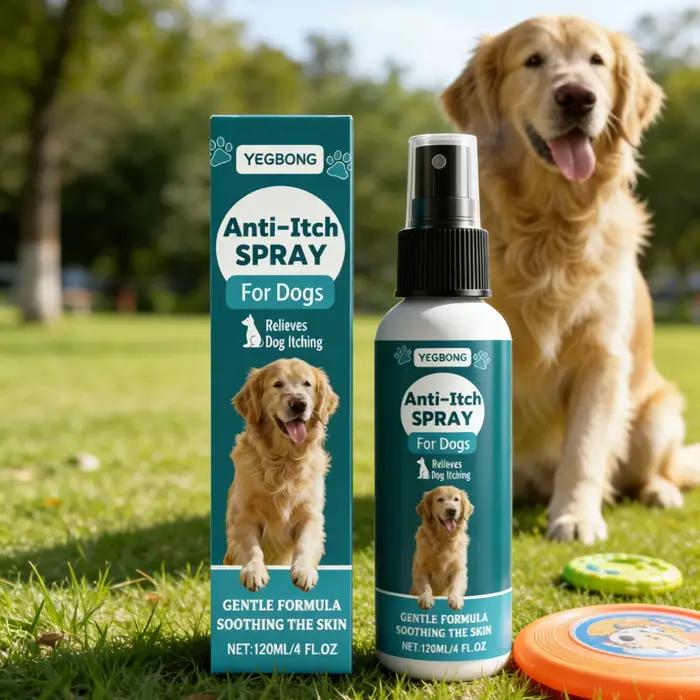 Spray YEGBONG pour Chiens et Chats Formule Douce Hydratante Longue Durée Soulagement Démangeaisons Soins Cutanés Occasions Spéciales