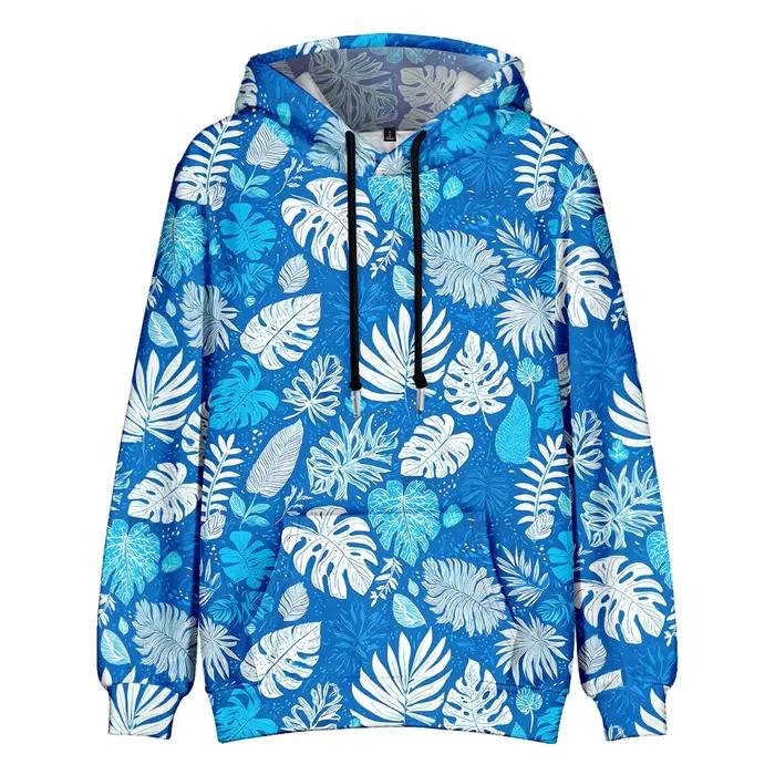 Sweat à capuche de Style hawaïen Boho Chic polaire tropicale Couple pull Hipster Hip Hop Streetwear Cool Pop poche tenues grande taille