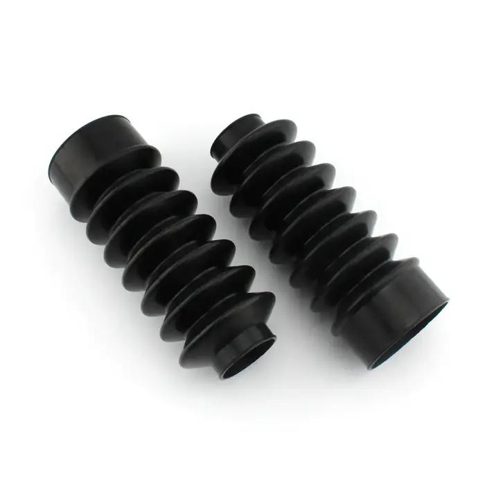 Couvre-fourche de moto en caoutchouc 39mm, 2 pièces, guêtres Gators, bottes longues pour Harley Davi