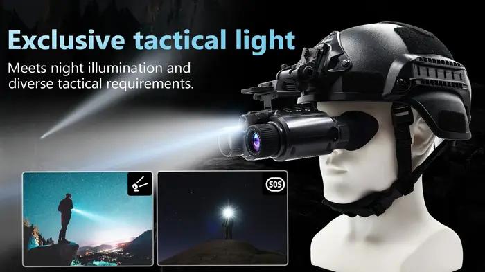 Jumelles vision nocturne Z9158 600m avec batterie lithium - Goggles infrarouges pour chasse de nuit et pêche