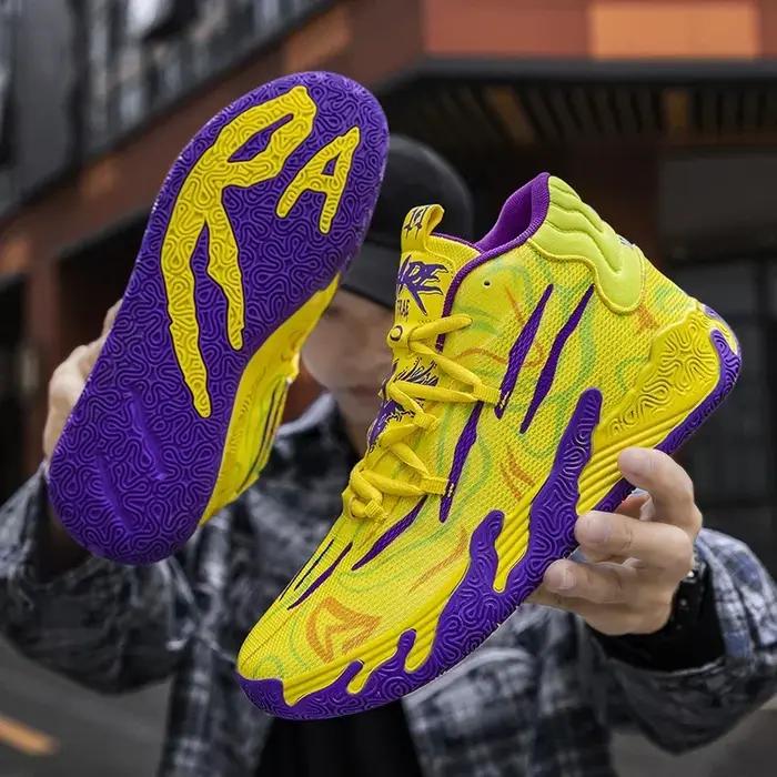 2025 nouvelles chaussures de basket-ball hommes respirant confortable baskets formation sport