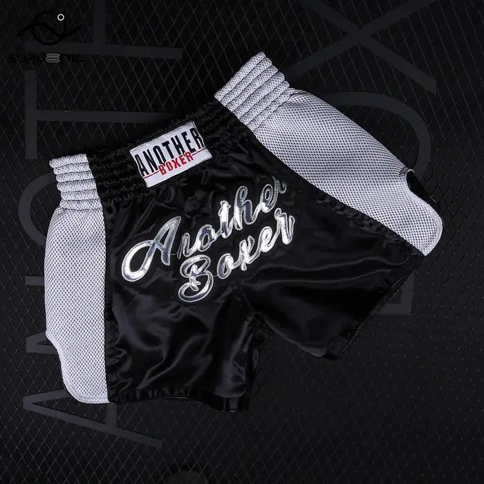 Short de boxe Muay Thai pour hommes et femmes, enfants, rose, entraînement, déclinaison, pantalon de