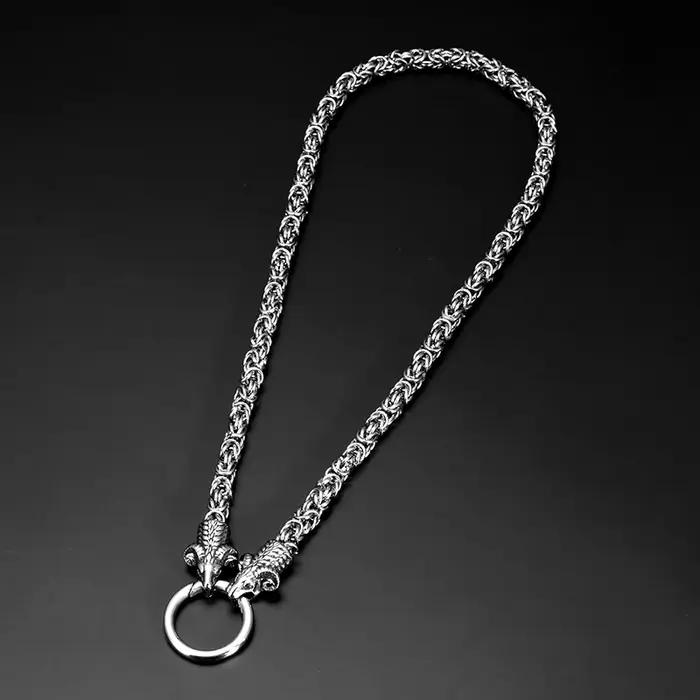 Collier tendance en acier inoxydable pour hommes
