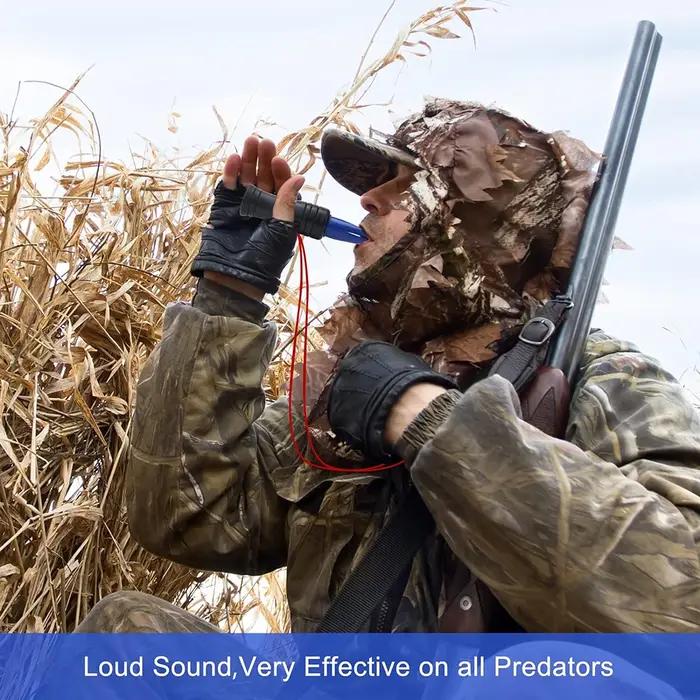 Sifflet appel canard réaliste pour chasse adulte - appeau faisan avec son authentique et accessoires