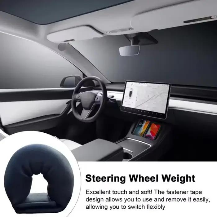 Bande de fixation de poids de volant, enveloppe de volant souple, pièces automobiles, poids de volant pour Tesla modèle 3/Y/S/X