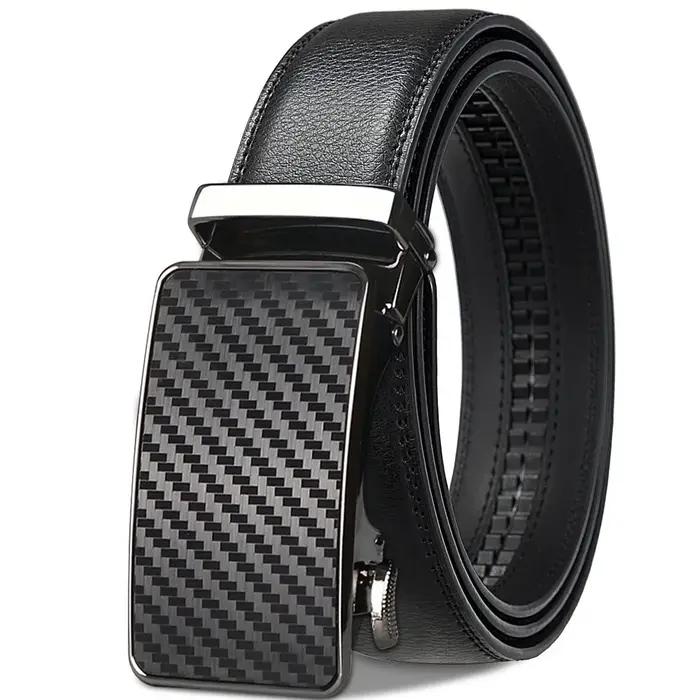 Ceinture en cuir véritable de haute qualité pour hommes