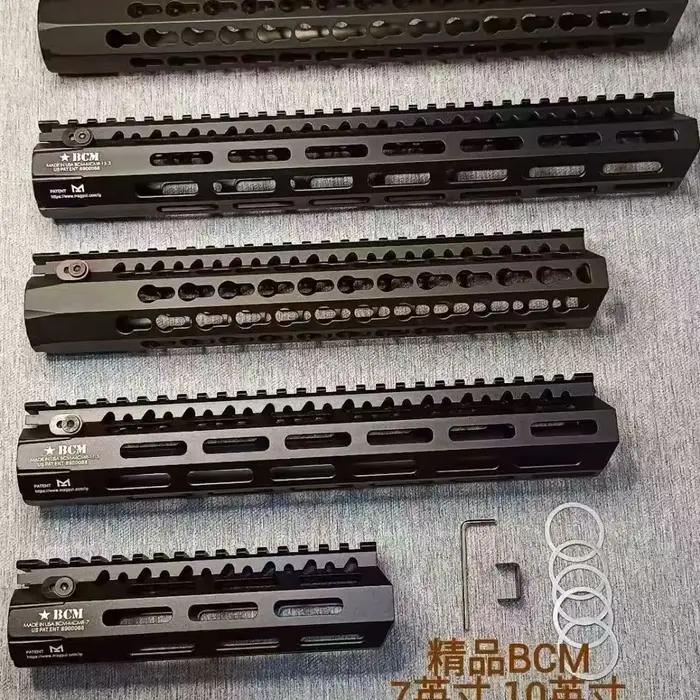Support de lunette de visée en aluminium BCM 7/10/11.5/13.5 pouces pour fusils M4 M16 AR10 AR15 M-Lok