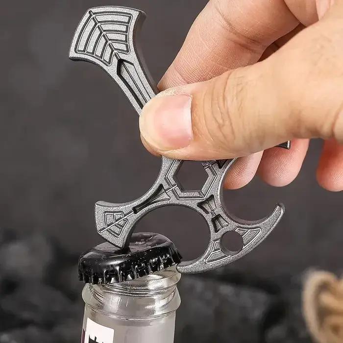 Gadget de défense personnelle en alliage de zinc robuste pour homme et femme, outil EDC multifonctionnel pour sécurité quotidienne et voyages
