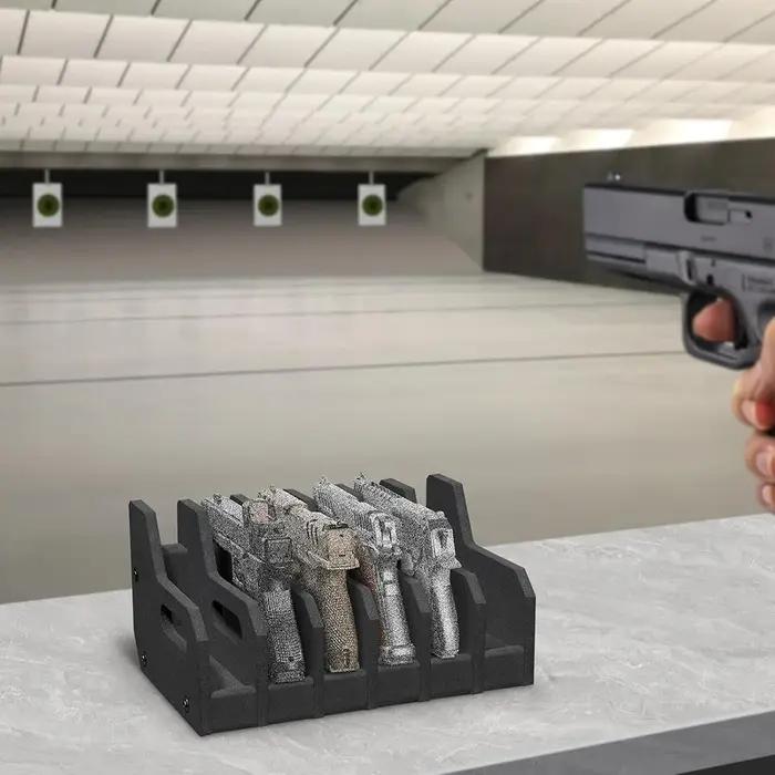 Support de pistolet en mousse à 4/6 fentes
