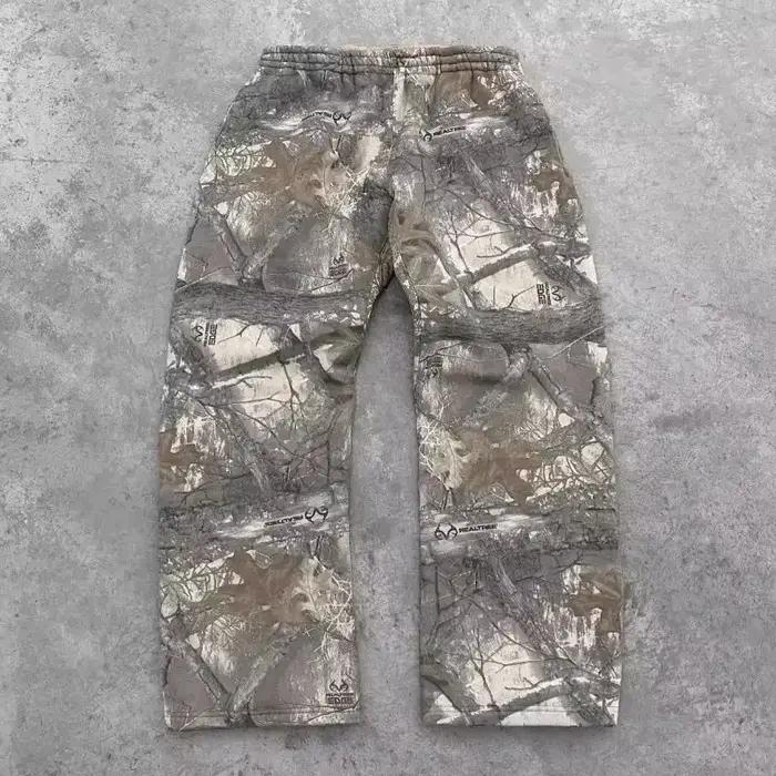 Pantalon baggy camouflage vintage sweatpants - Style streetwear chasse urbaine homme femme