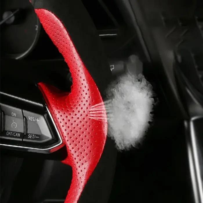 Couvercle de volant de voiture personnalisé, bricolage 100% adapté à Mazda 3 Axela 2017-2018 Mazda 6