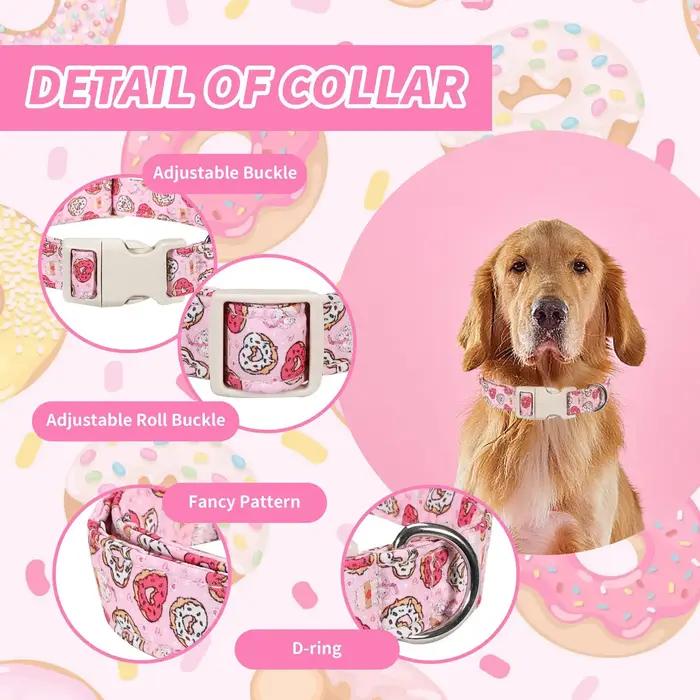Collier Saint-Valentin personnalisé en nylon doux pour chiots et chatons confortables et sûrs occassions spéciales chiens animaux de compagnie
