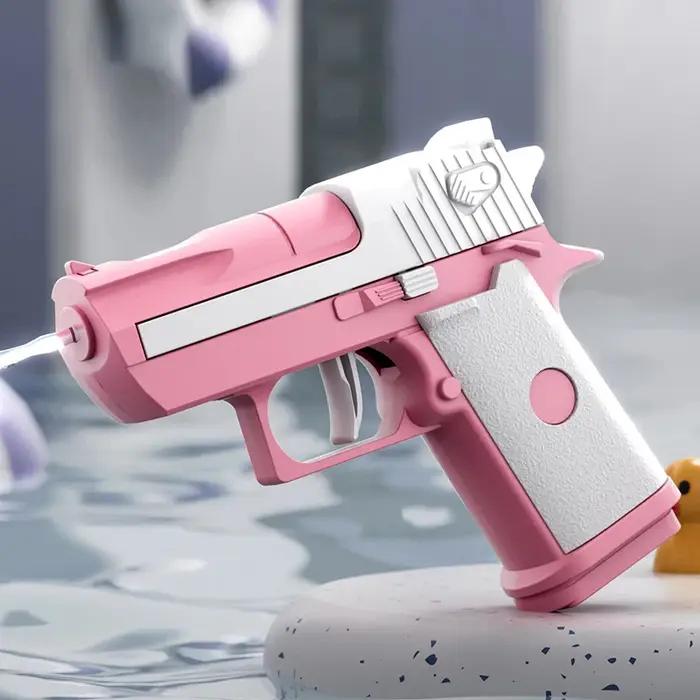 Mini pistolet à eau mécanique tir continu pistolet à eau manuel pour l'été tir en piscine jeux de plein air jouets cadeaux pour adolescents et adultes occasions spéciales