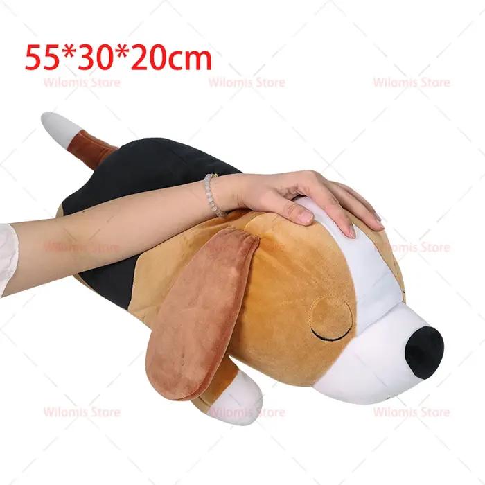 Jouet en peluche chien saucisse simulation kawaii doux et mignon poupée nano corgi teckel cadeau enfant occasions spéciales