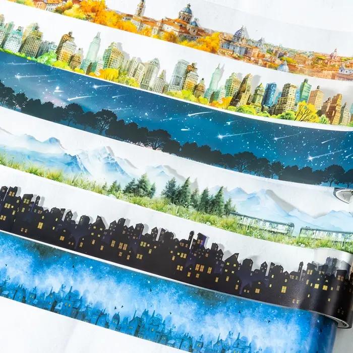 Journal GO en plastique robuste avec ruban de masquage sans fin pour collage et scrapbooking, idéal pour artistes et amateurs de créativité occasions spéciales