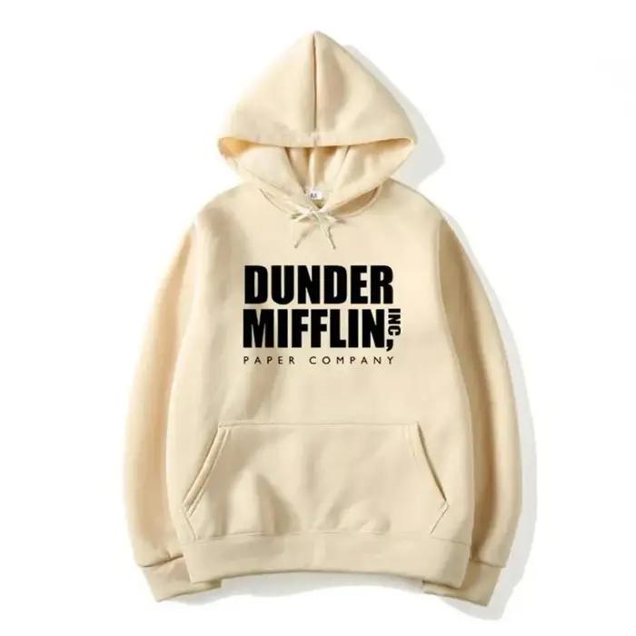 Dunder Mifflin Paper Company Sweat à capuche The Office Sweat-shirt unisexe décontracté