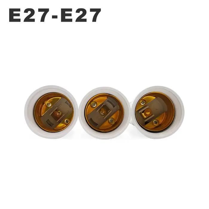 Extension de Base de lampe E27 à E27, 65mm 95mm 197mm, convertisseur de support de lampe E27-E27, ad