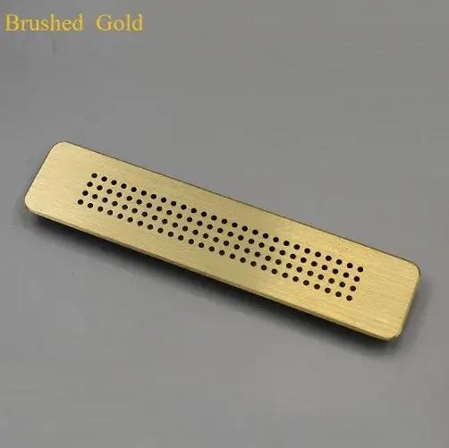 Grille d'aération rectangulaire en aluminium pour meubles