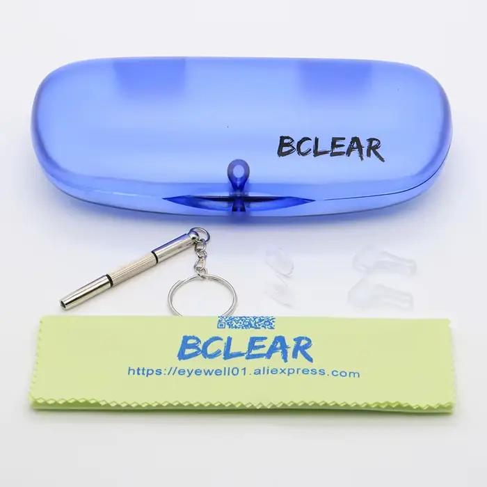 BCLEAR-Lunettes de sport carrées à demi-monture de lunettes pour hommes, lunettes colorées, design d