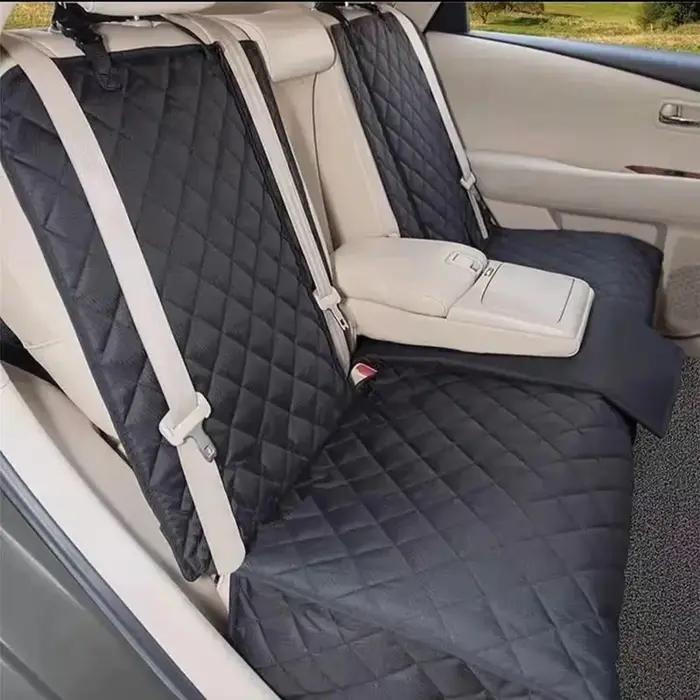 Housse de siège de voiture imperméable pour chien avec accoudoir central