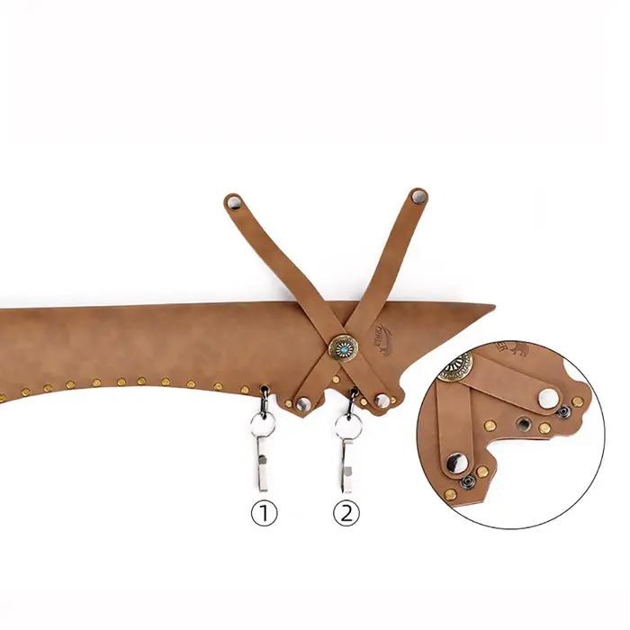 Accessoire de chasse rétro carquois en cuir PU pour chasseurs et amateurs de tir à l'arc occasions spéciales