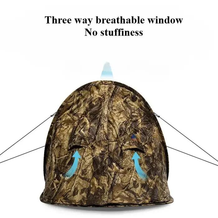 Tente de Camouflage pour loisirs en plein air, Camping pour une personne, pas besoin d'accumulation,