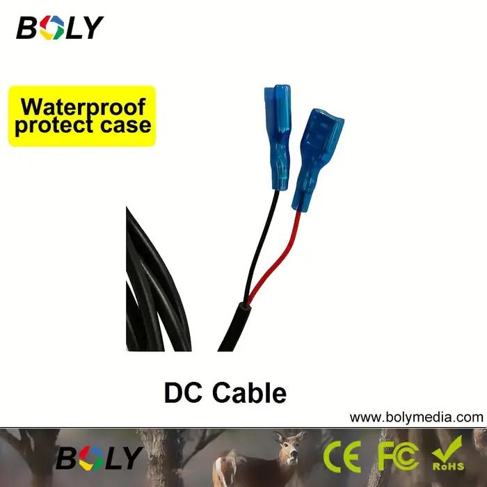 BolyGuard-Câble d'alimentation pour caméra de chasse 22AWG 1.46A 300V trempé, accessoires pour MG984