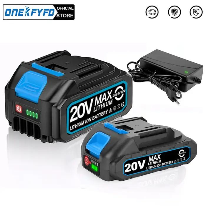 Batteries lithium-ion rechargeables avec chargeur, Makita 18V, BL1860, BL1840, BL1850, BL1830, BL186