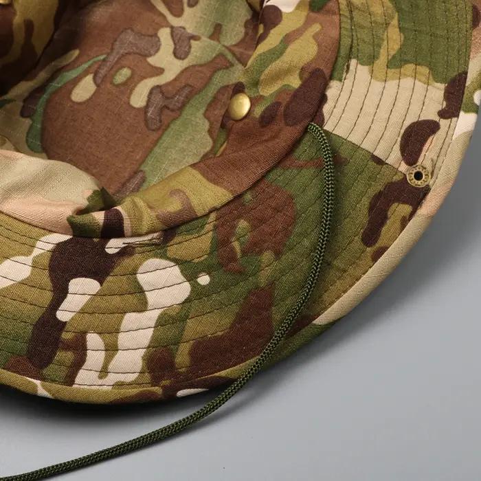 Casquette camouflage tactique 59CM pour chasse et pêche - Boonie hat homme extérieur sport