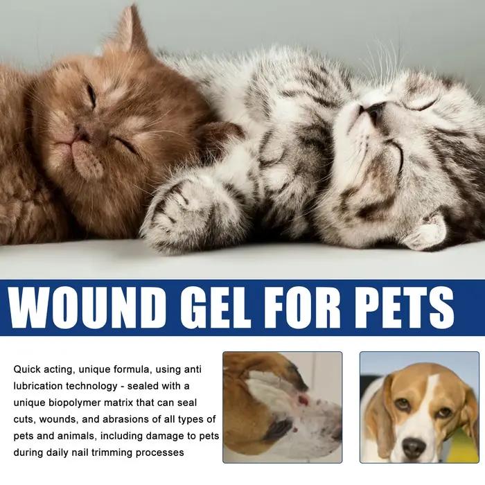 Pâte guérison pour plaies d'animaux de compagnie pour chiens et chats soins cutanés liquide doux pour animaux de compagnie usage quotidien et cadeau spécial