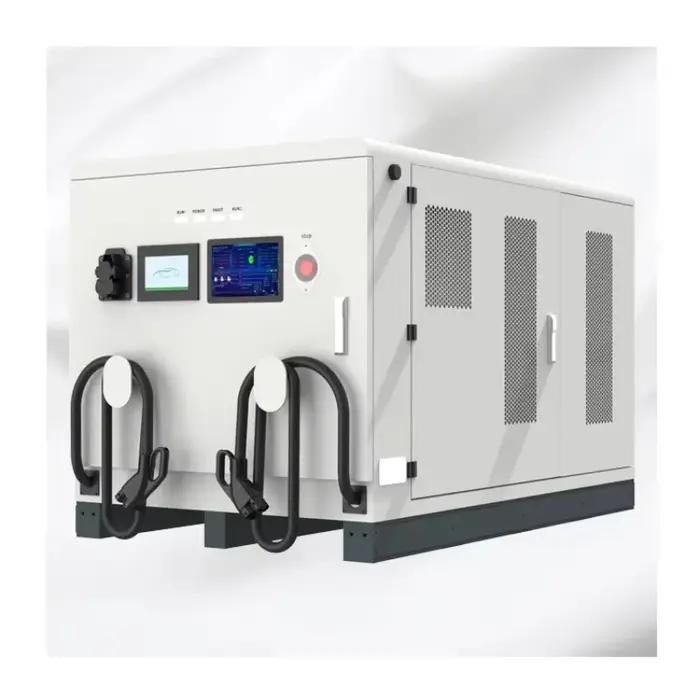 Station de charge portable 40-120kw avec support 3G/4G/WiFi pour véhicules électriques occasions spéciales et gestion de flotte commerciale