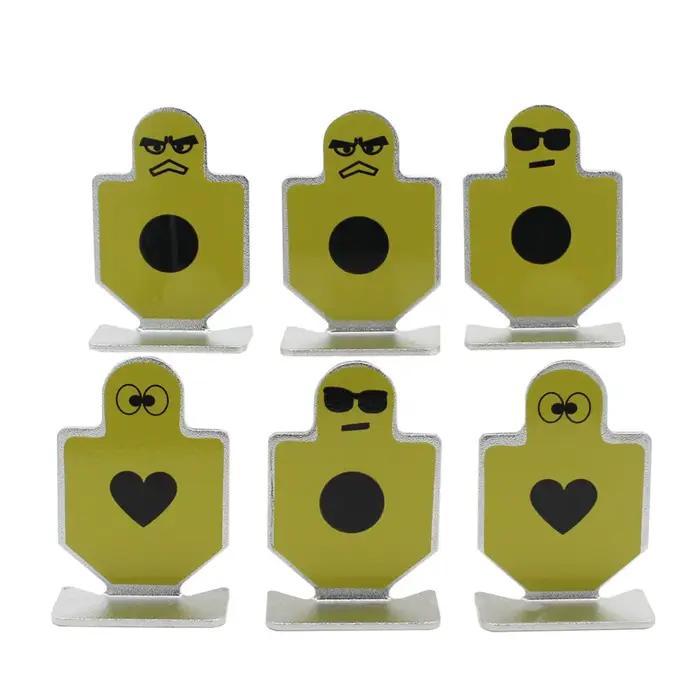 VULPO 6 pièces/lot jeu de cibles de tir tactique cible de pratique Airsoft de chasse Durable cible e