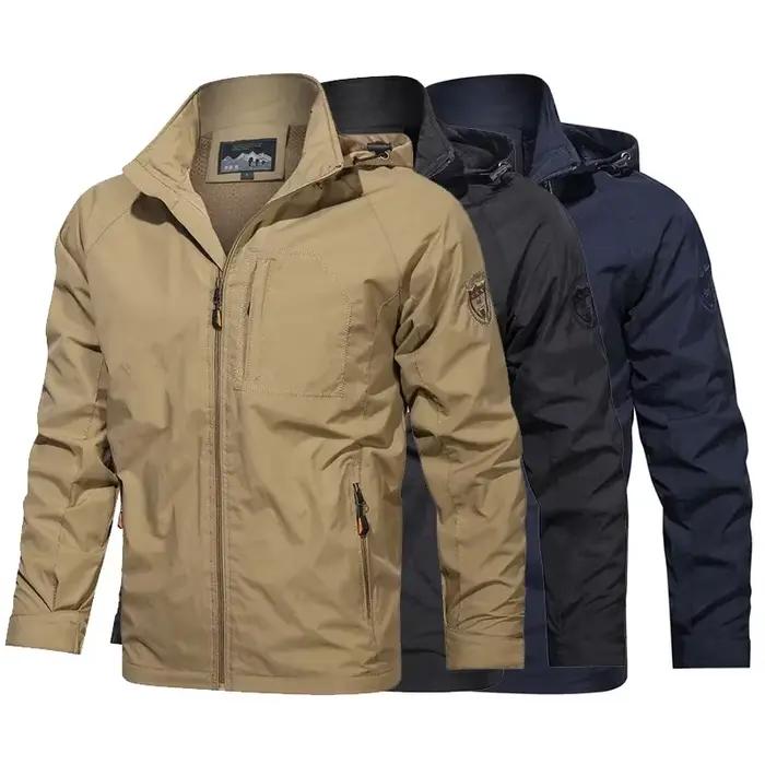 Veste tactique imperméable en nylon pour hommes, résistante aux intempéries, idéale pour randonnée, camping, pêche et chasse