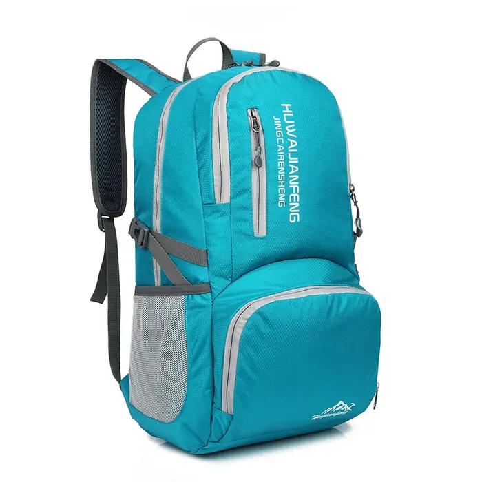 Sac à dos pliable 28 litres sac à bagages extérieur pliable ultra léger grand sac à dos pliant sac à dos de randonnée style art deco pour femmes et hommes toutes saisons