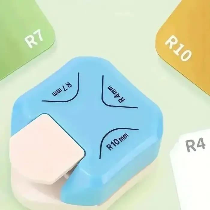 Kit d'outils de découpe de papier 3-en-1 : arrondisseur de coins, embosseur de coins et découpeur de cartes photo et de cartes de visite DIY