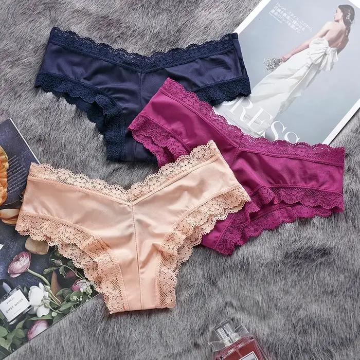 Culotte en dentelle féminine sans couture confortable pour femmes nouvelles collections lingerie sexy occasions spéciales