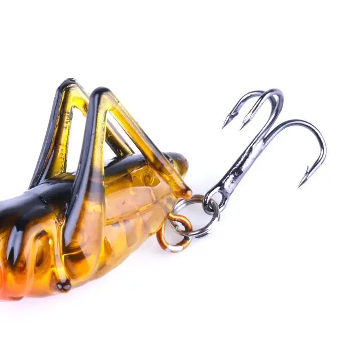 Leurre de pêche 35mm 3g sauterelle insectes appât volant leurre dur appât artificiel réaliste bar av