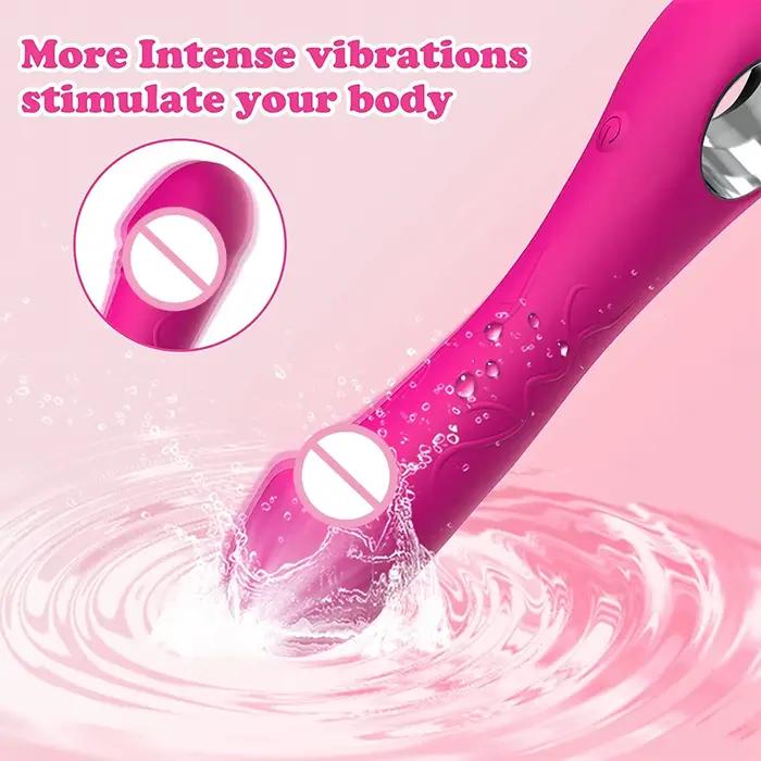 Vibromasseur point G pour femme, masseur de vagin et de clitoris, stimulateur de clitoris, silicone
