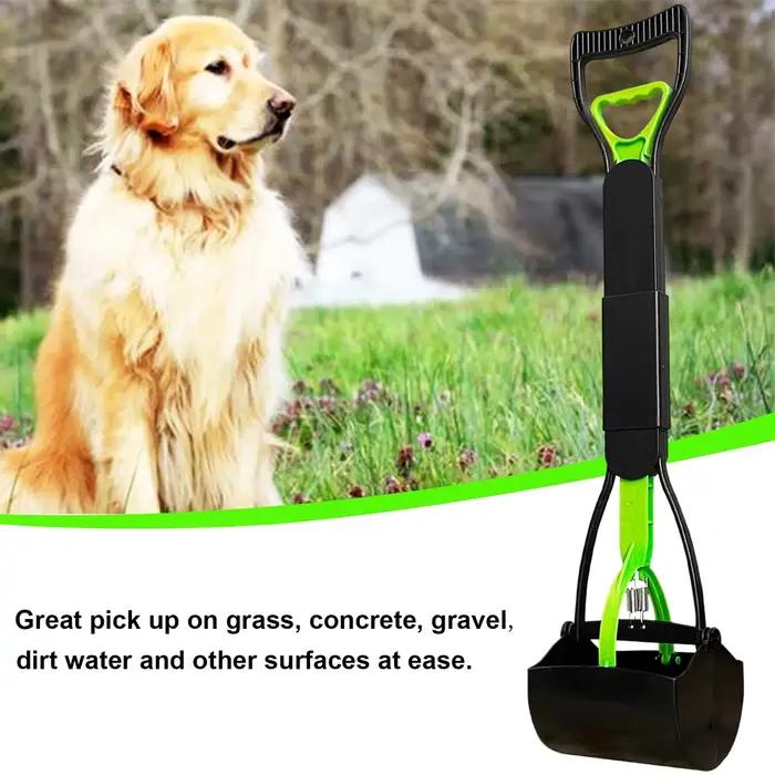 Ramasse-crottes pliable portable pour chien – Outil de ramassage des déchets d'animaux sans se pencher pour chiens de