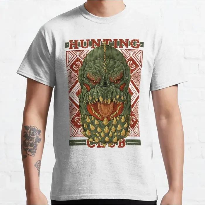 Jeux vidéo des années 80 Monster Hunter World MHW Hunting Club Jho t-shirts graphiques pour hommes grande taille adulte S-6XL hauts