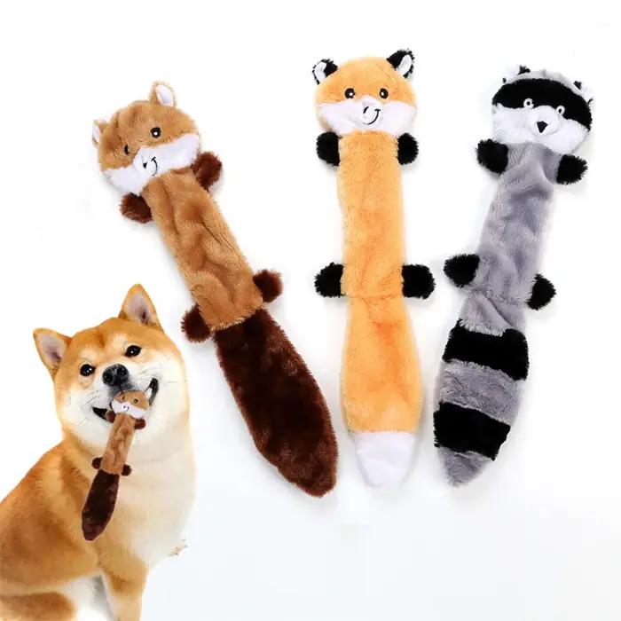 1/3 pièces grand chien jouet résistant aux morsures son en peluche