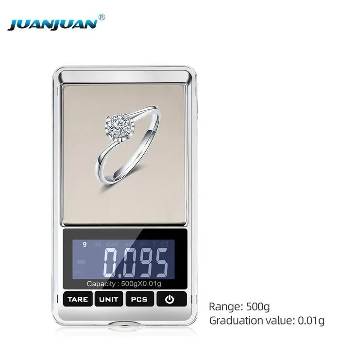 Balance de cuisine numérique électronique avec écran LCD, outils de mesure du poids, poche à bijoux,