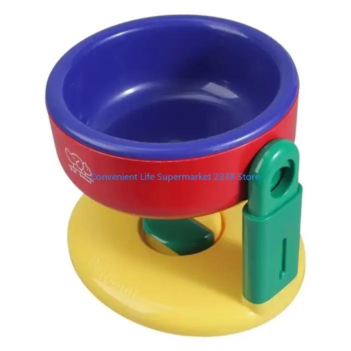 Support bol pour chien réglable en hauteur pour plupart des races avec plats couleur vive