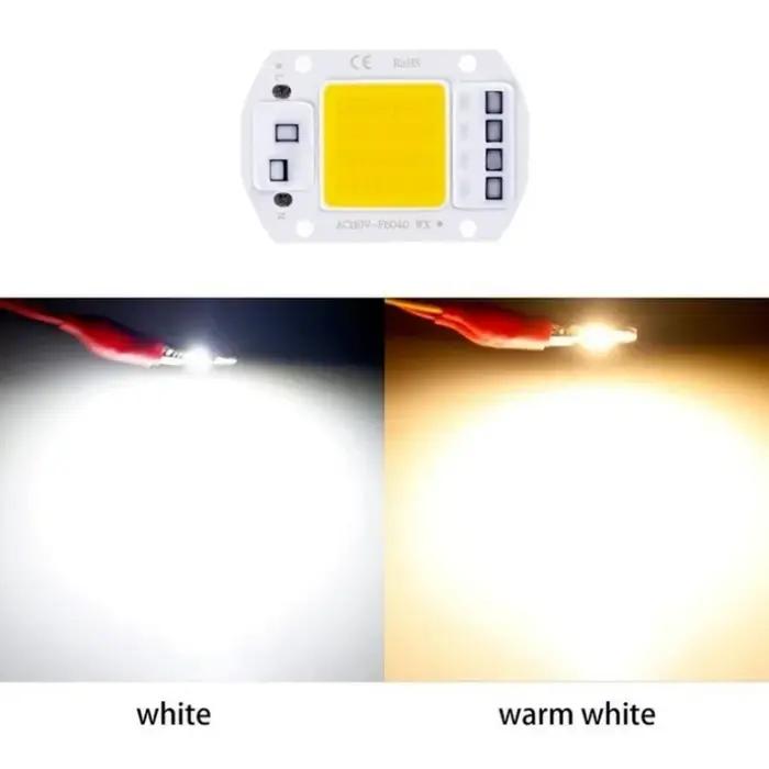 Puce LED COB pour budgétaire, pas besoin de pilote, perles de lampe LED pour budgétaire, puce d'écla