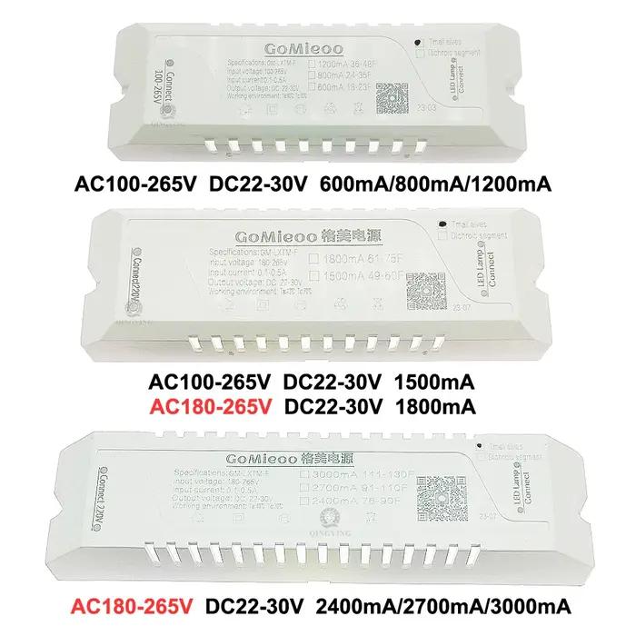 Alimentation intelligente 2.4G, DC24V, 600mA, 800mA, 1200mA, 1500mA, 2400mA, 2700mA, 3000mA, 2 broch